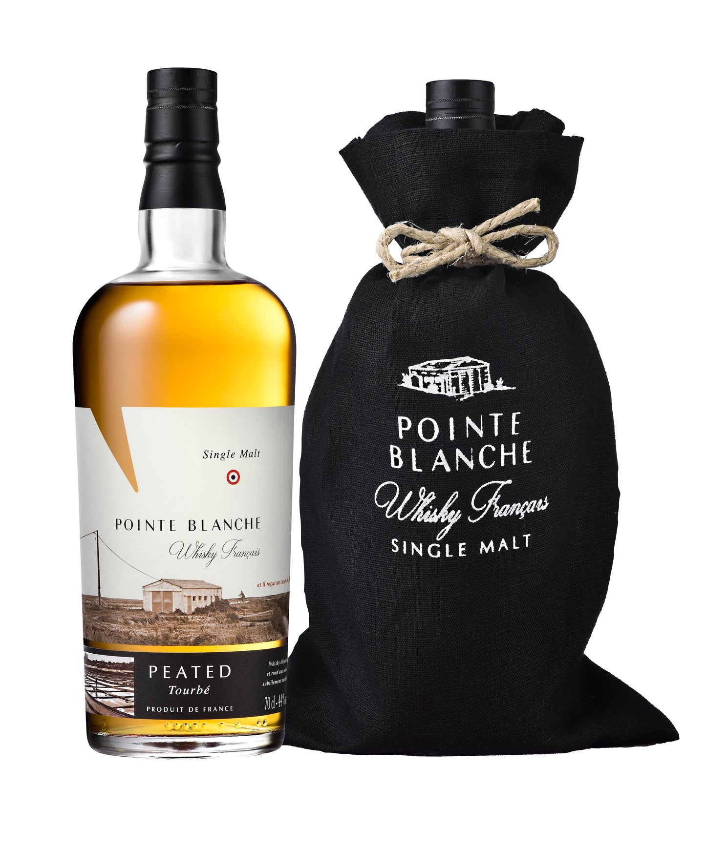 Pointe Blanche Whisky Single Malt Peated (Tourbé)