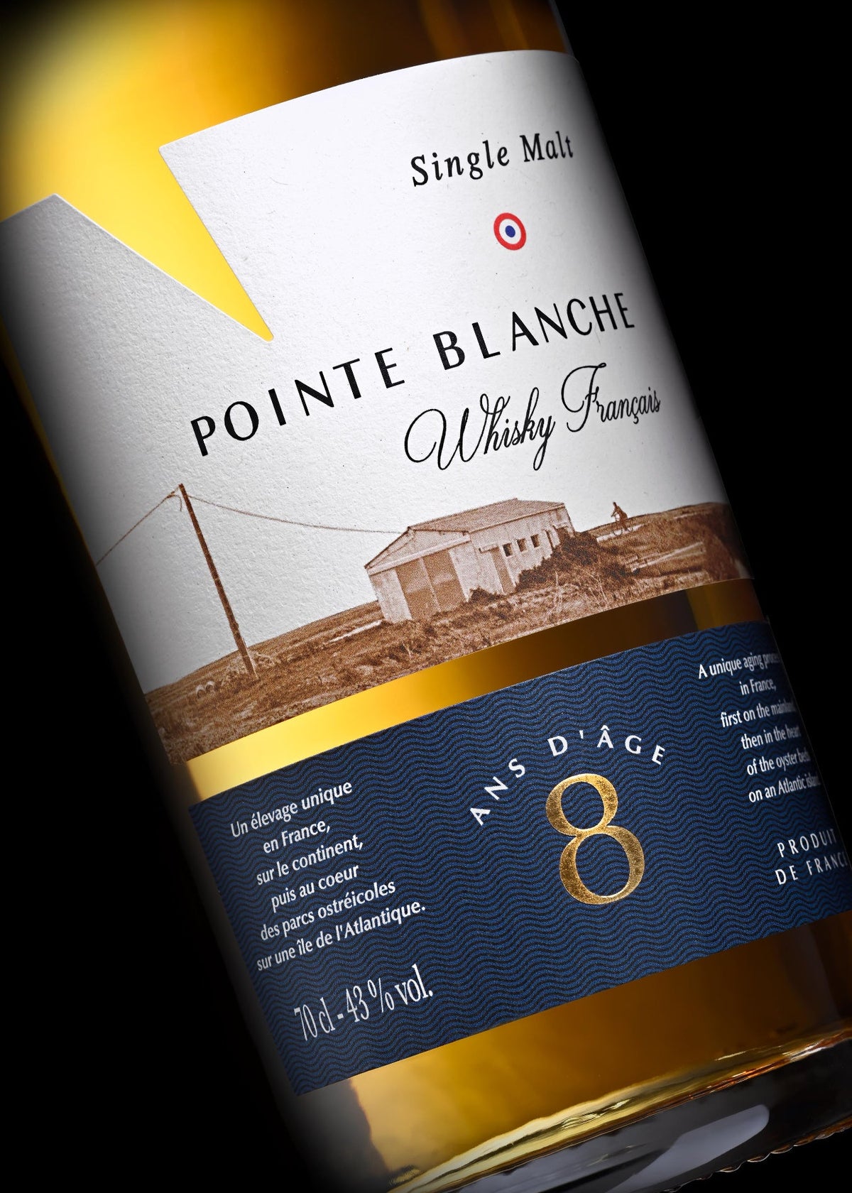 Pointe Blanche Whisky Single Malt 8 ans